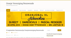 Desktop Screenshot of ovrenswoude.nl